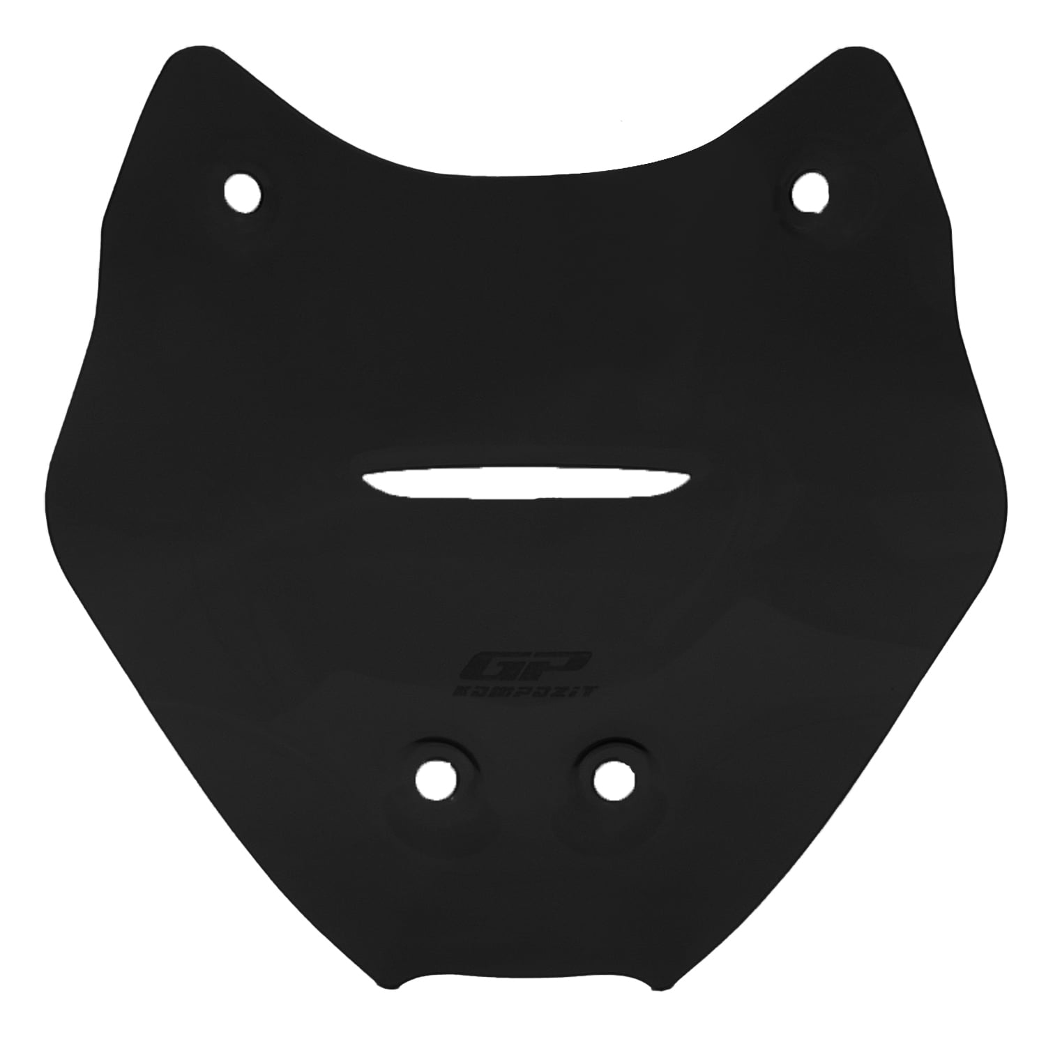 GP Kompozit Ducati Multistrada V4 2021-2023 Uyumlu Kısa Ön Cam Siyah