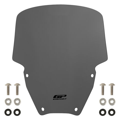 GP Kompozit Honda Forza 250 2021-2026 Uyumlu Spor Ön Cam Gri