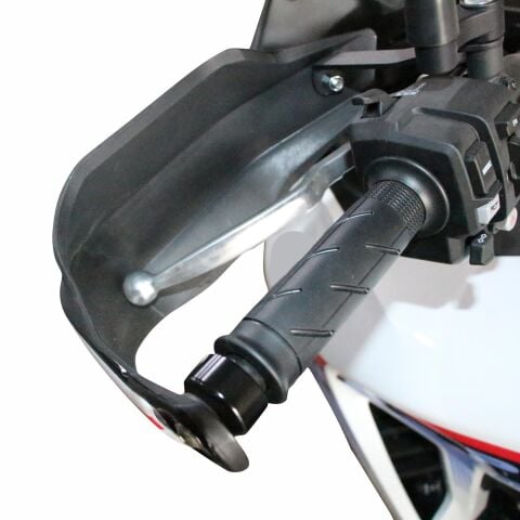 GP Kompozit Honda XL750L Transalp 2023-2025 Uyumlu Plastik Elcik Koruma Siyah