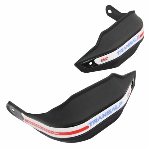 GP Kompozit Honda XL750L Transalp 2023-2025 Uyumlu Plastik Elcik Koruma Siyah