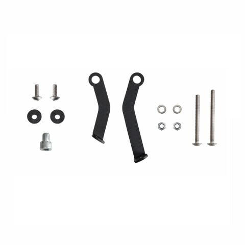 GP Kompozit Honda XL750L Transalp 2023-2025 Uyumlu Plastik Elcik Koruma Siyah