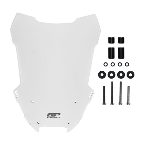GP Kompozit Yamaha NMAX 125 / 155 2015-2020 Uyumlu Ön Cam Şeffaf