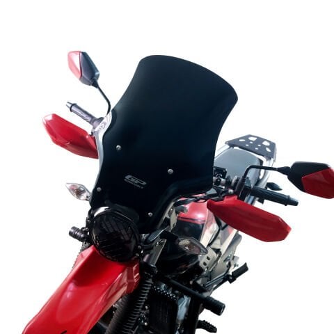 GP Kompozit Hero X-Pulse 200 2020-2024 Uyumlu Tur Camı Siyah