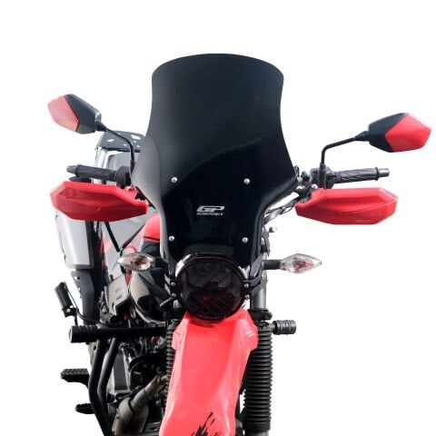 GP Kompozit Hero X-Pulse 200 2020-2024 Uyumlu Tur Camı Siyah