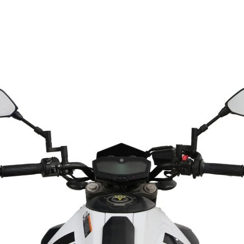 GP Kompozit Yamaha MT-07 2014-2023 Uyumlu Ayna Genişletme Siyah