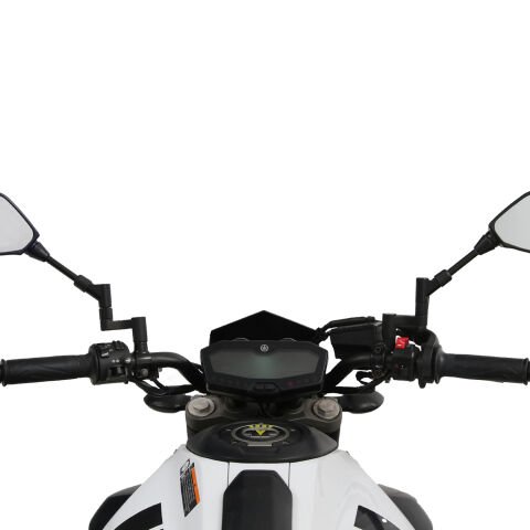 GP Kompozit Yamaha MT-07 2014-2023 Uyumlu Ayna Genişletme Siyah