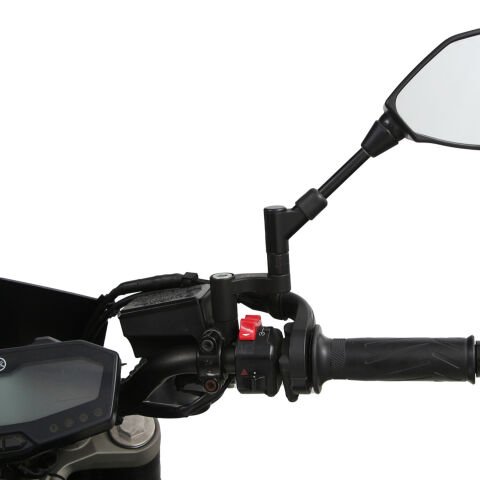 GP Kompozit Yamaha MT-07 2014-2023 Uyumlu Ayna Genişletme Siyah