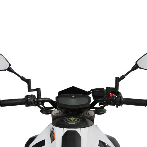 GP Kompozit Yamaha MT-07 2014-2023 Uyumlu Ayna Genişletme Siyah