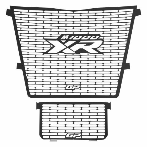 GP Kompozit BMW M 1000 XR 2024-2026 Uyumlu Radyatör Koruma Siyah