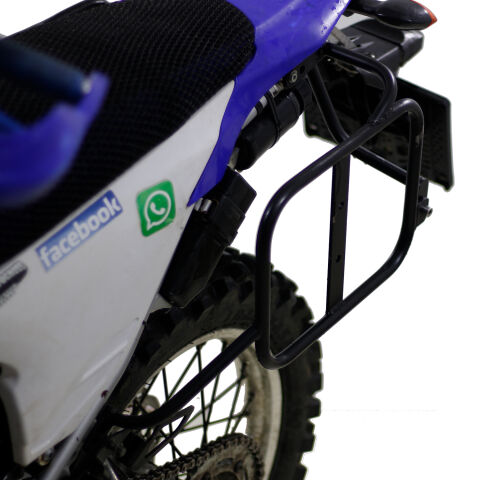 GP Kompozit Yamaha WR 250 R 2011-2016 Uyumlu Yan Çanta Demiri Siyah