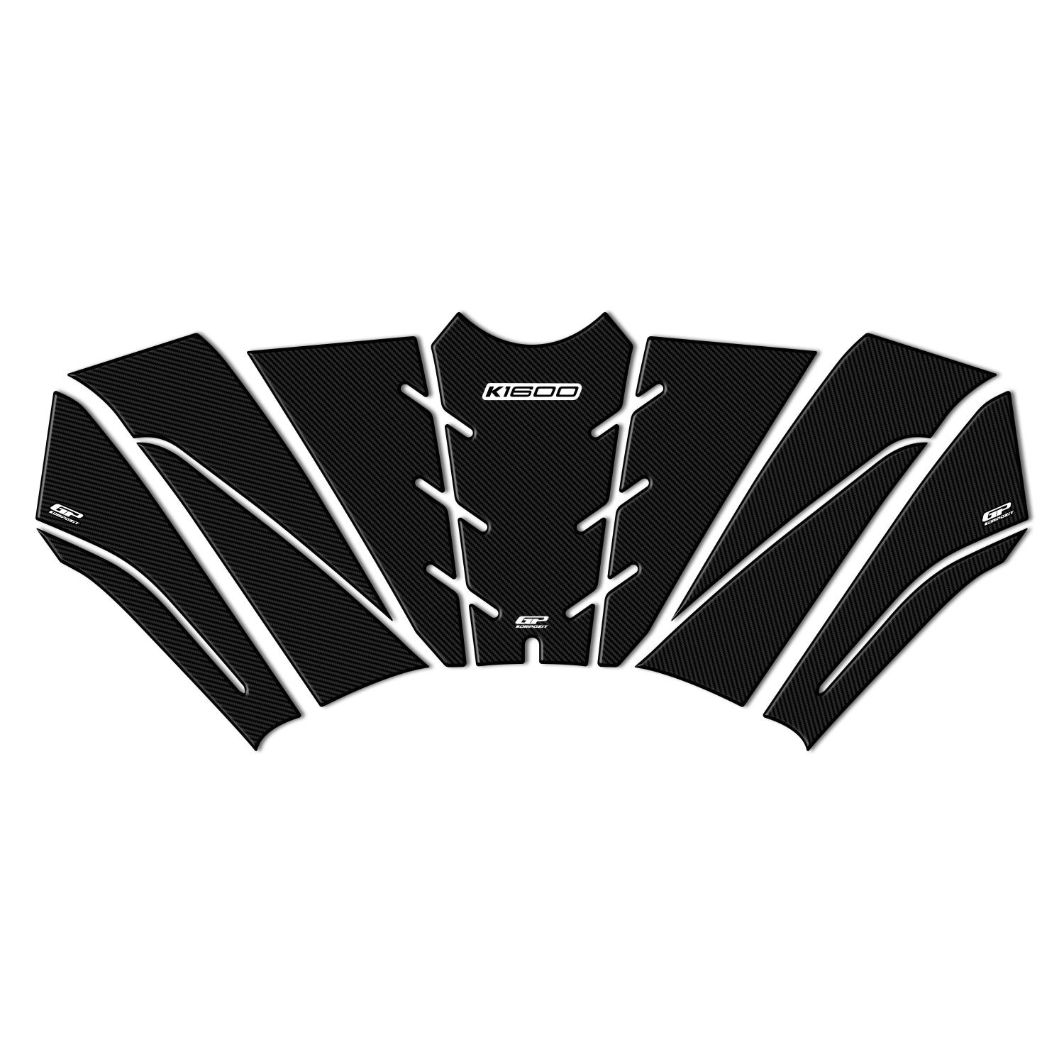 GP Kompozit BMW K 1600 2017-2025 Uyumlu Tank Pad Seti Karbon