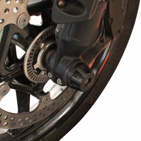 GP Kompozit BMW R 1300 GS 2024-2026 Uyumlu Ön Aks Koruma Takozu Siyah
