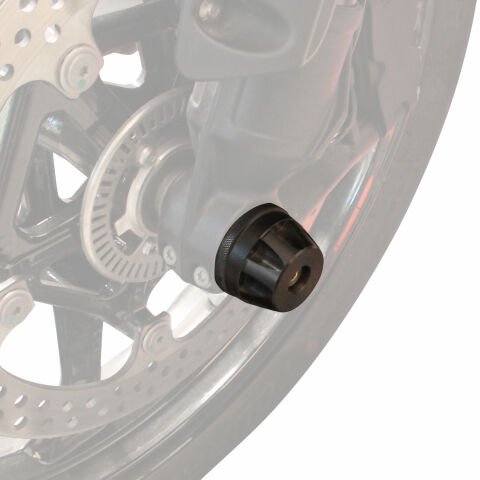 GP Kompozit BMW R 1300 GS 2024 Uyumlu Ön Aks Koruma Takozu Siyah