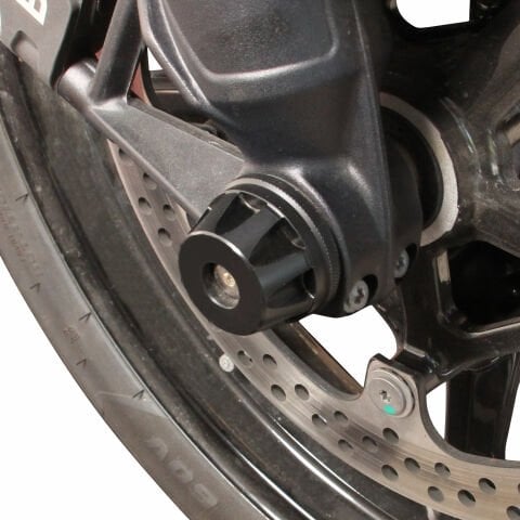 GP Kompozit BMW R 1300 GS 2024-2026 Uyumlu Ön Aks Koruma Takozu Siyah