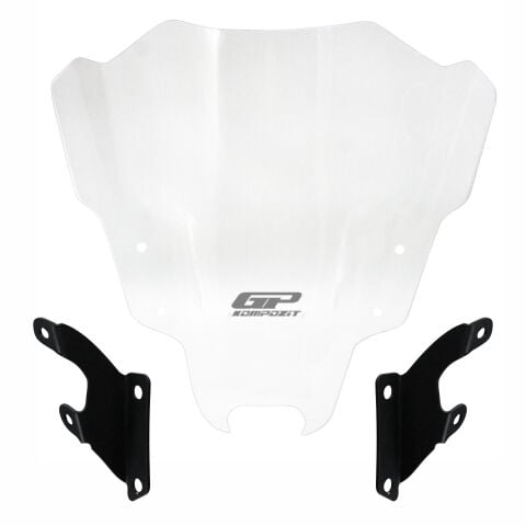 GP Kompozit Yamaha MT-07 2021-2023 Uyumlu Ön Cam Şeffaf