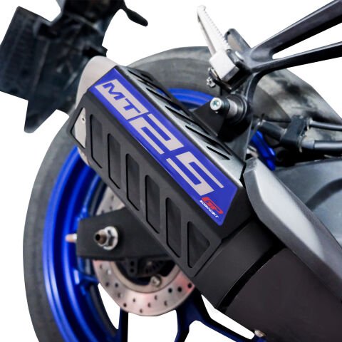 GP Kompozit Yamaha MT-25 2015-2026 Uyumlu Egzoz Koruma Kapağı Siyah