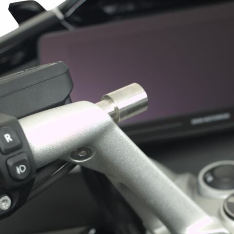 GP Kompozit BMW K 1600 2014-2025 Uyumlu Telefon / Navigasyon Tutucu Gri