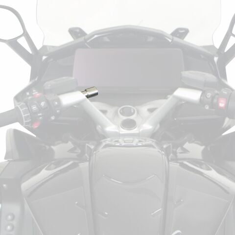 GP Kompozit BMW K 1600 2014-2026 Uyumlu Telefon / Navigasyon Tutucu Gri