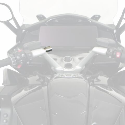 GP Kompozit BMW K 1600 2014-2026 Uyumlu Telefon / Navigasyon Tutucu Gri