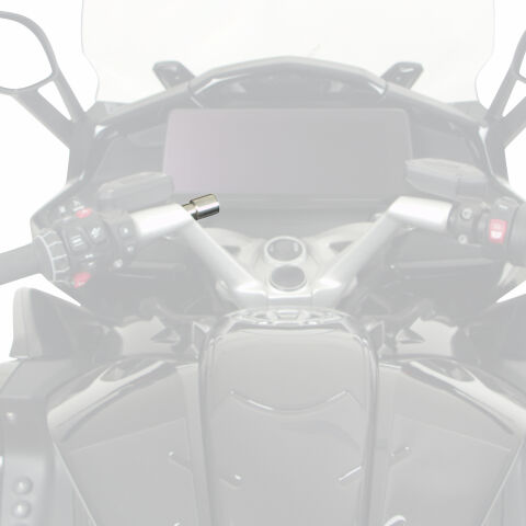 GP Kompozit BMW K 1600 2014-2026 Uyumlu Telefon / Navigasyon Tutucu Gri