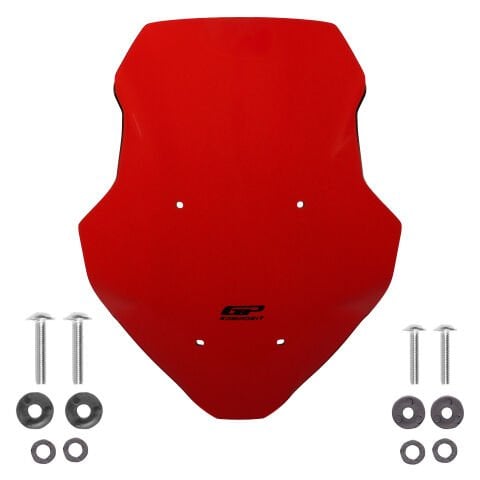 GP Kompozit Honda ADV 350 2023-2026 Uyumlu Ön Cam Kırmızı