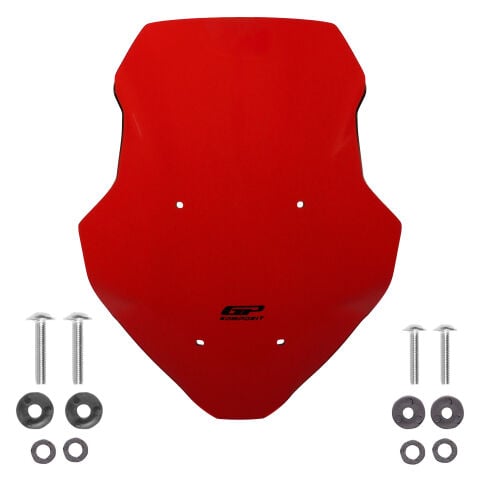 GP Kompozit Honda ADV 350 2023-2026 Uyumlu Ön Cam Kırmızı