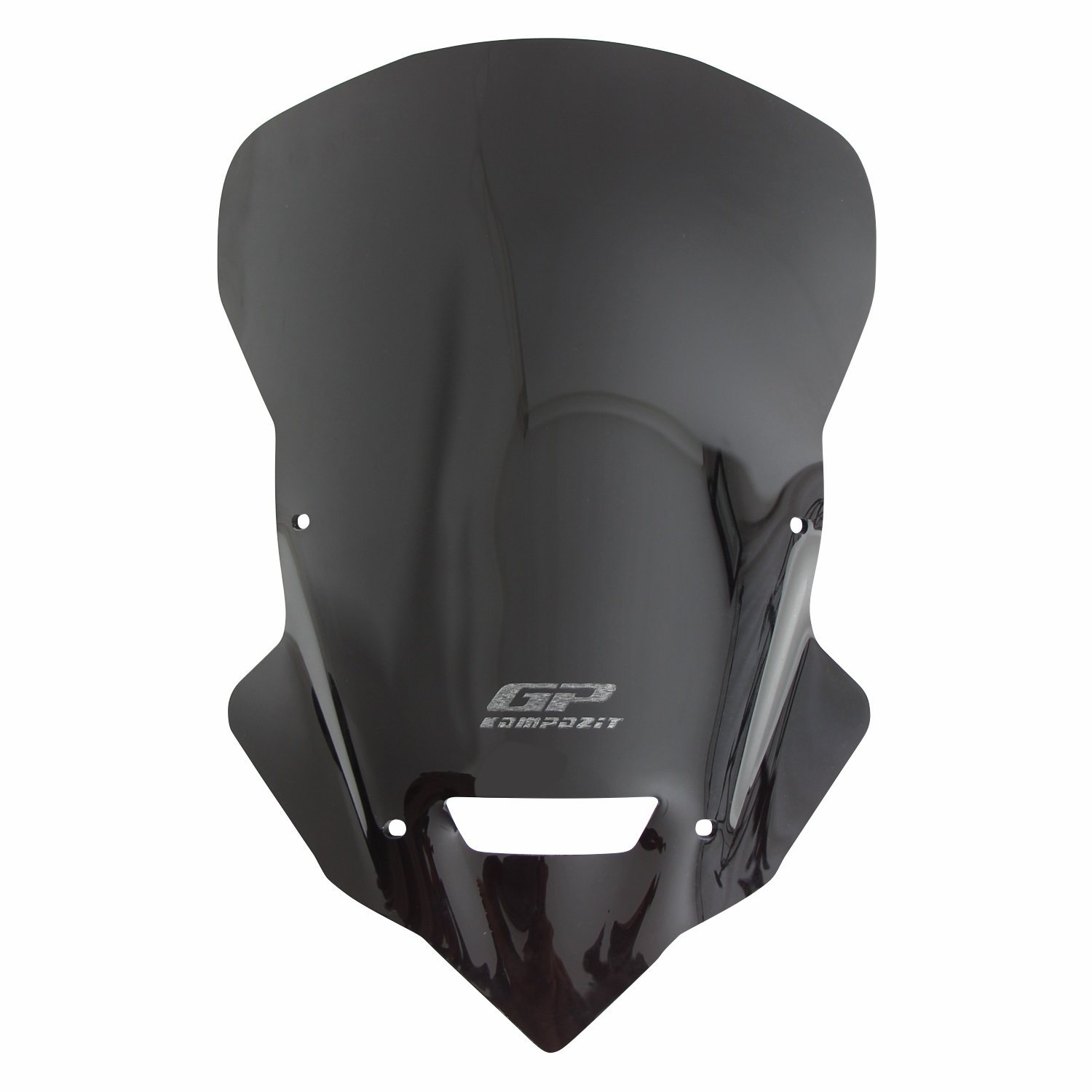 GP Kompozit Bajaj Dominar 250 / 400 2017-2024 Uyumlu Ön Cam Siyah 48 cm