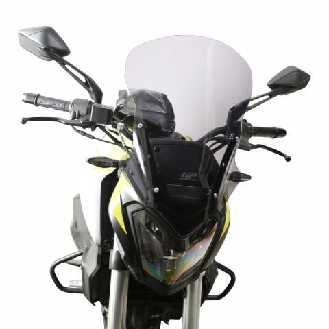 GP Kompozit Bajaj Dominar 250 / 400 2017-2026 Uyumlu Ön Cam Siyah