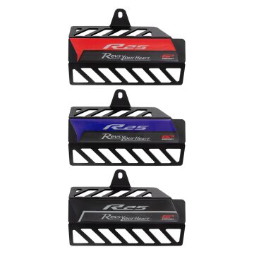 GP Kompozit Yamaha R25 2016-2024 Uyumlu Egzoz Koruma Kapağı Siyah GRİ