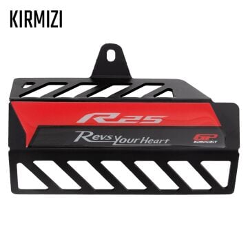 GP Kompozit Yamaha R25 2016-2024 Uyumlu Egzoz Koruma Kapağı Siyah