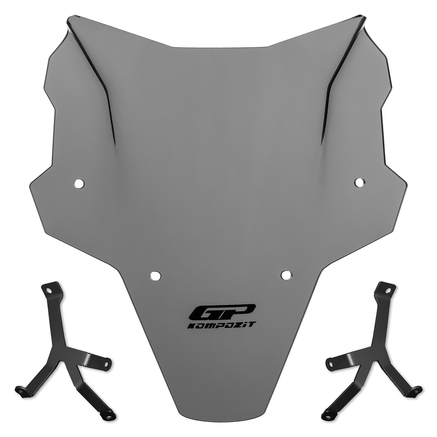 GP Kompozit Honda CB750 Hornet 2025-2026 Uyumlu Ön Cam Gri