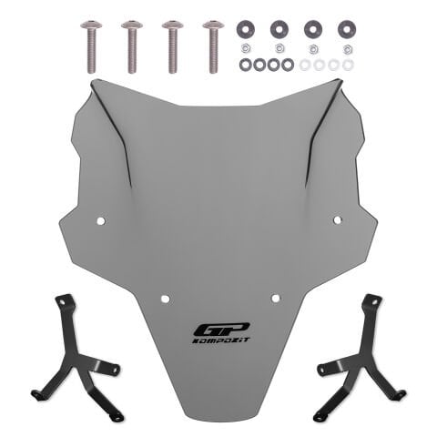 GP Kompozit Honda CB750 Hornet 2025-2026 Uyumlu Ön Cam Gri
