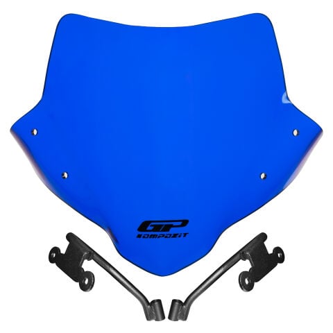 GP Kompozit Honda CB500 Hornet 2024-2025 Uyumlu Ön Cam Mavi