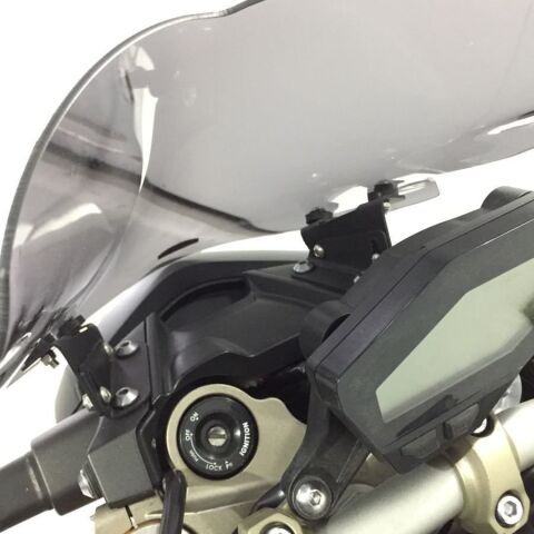 GP Kompozit Yamaha MT-09 2013-2016 Uyumlu Ön Cam Siyah