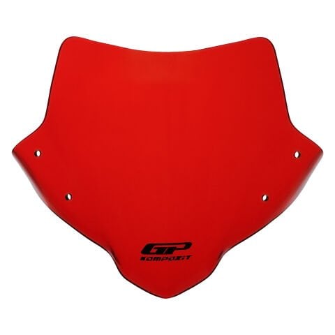 GP Kompozit Honda CB500 Hornet 2024-2025 Uyumlu Ön Cam Kırmızı
