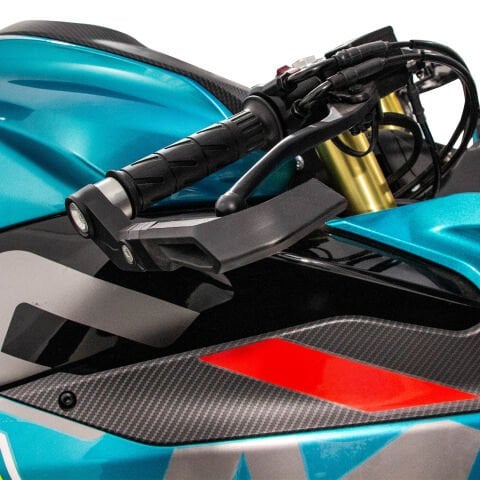 GP Kompozit CF Moto 250 SR 2020-2026 Uyumlu Manet Koruma Siyah