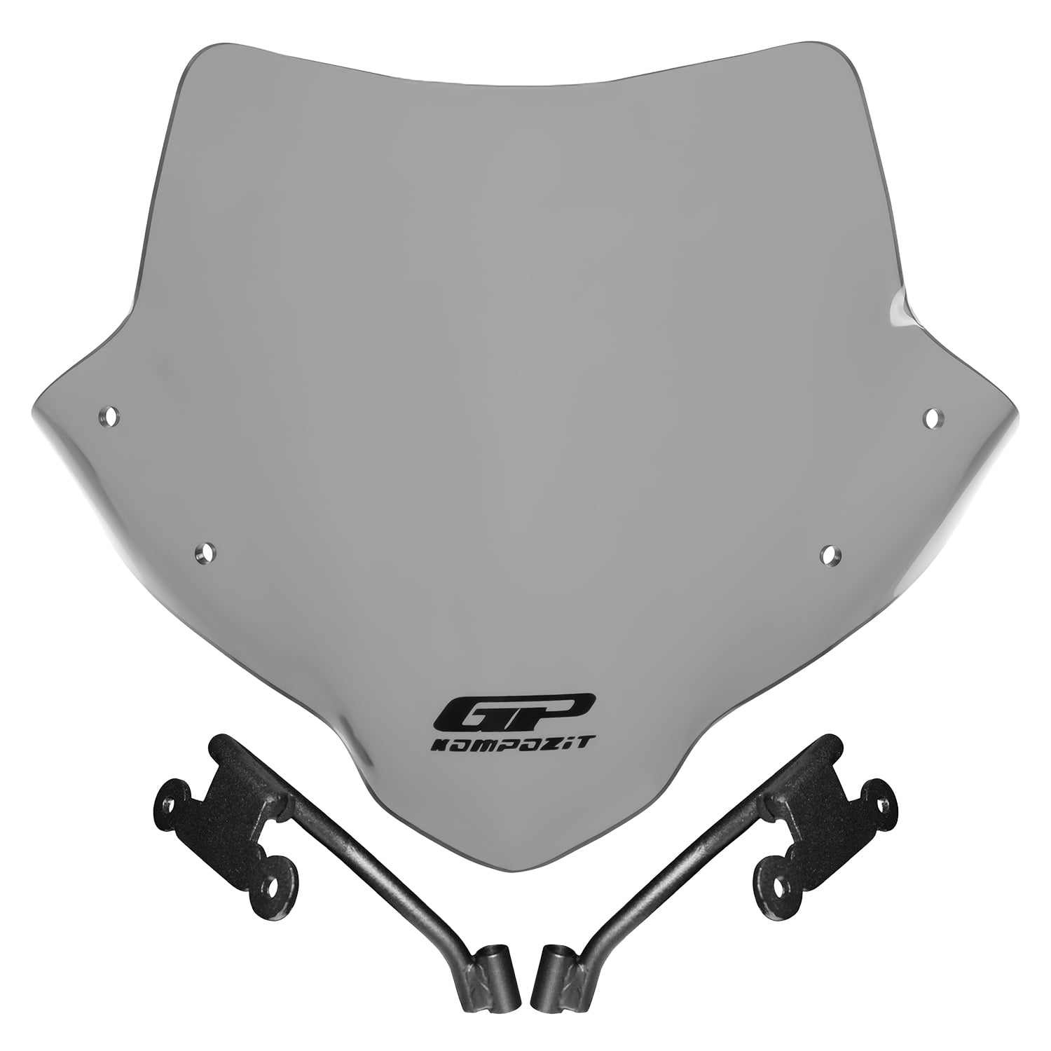 GP Kompozit Honda CB500 Hornet 2024-2025 Uyumlu Ön Cam Gri