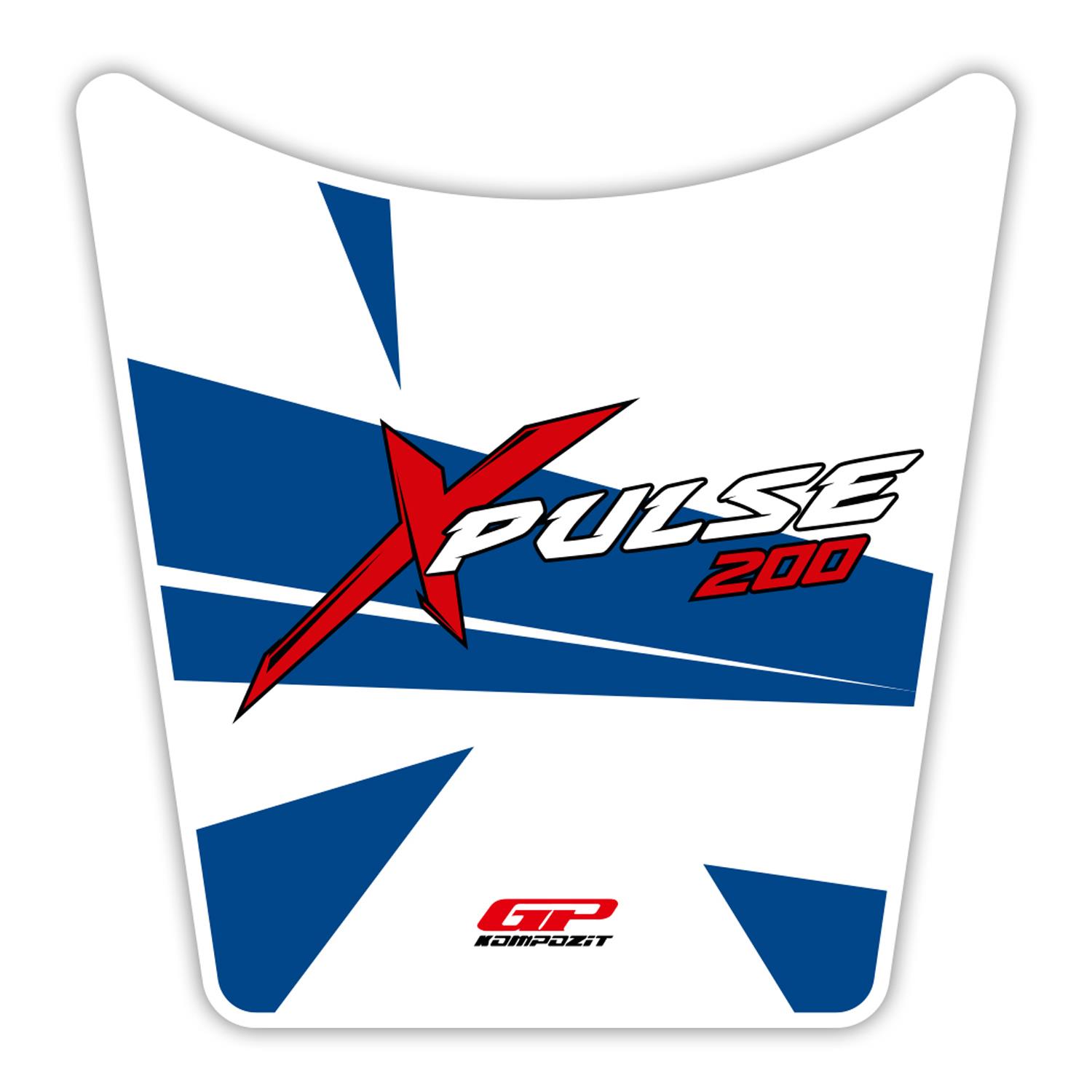 GP Kompozit Hero X-Pulse 200 2020-2024 Uyumlu Tank Pad Mavi