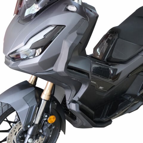 GP Kompozit Honda ADV 350 2023-2026 Uyumlu Üst/Alt Bacak ve Grenaj Koruma Seti Siyah