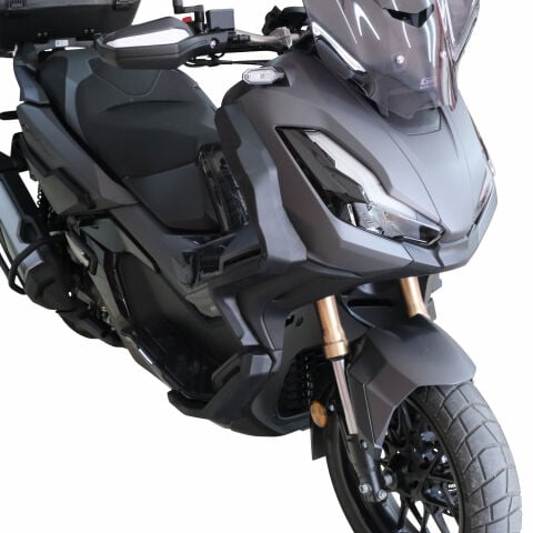 GP Kompozit Honda ADV 350 2023-2026 Uyumlu Üst/Alt Bacak ve Grenaj Koruma Seti Siyah
