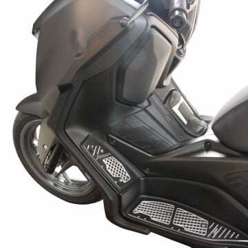 GP Kompozit Yamaha XMAX 250 2023-2024 Uyumlu Bacak ve Sele Altı Grenaj Koruma Seti Siyah