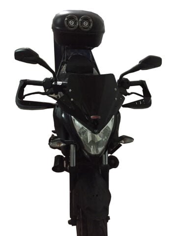 GP Kompozit Bajaj Pulsar NS 200 2011-2024 Uyumlu Spor Cam Siyah