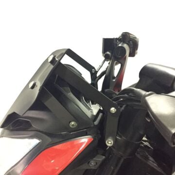 GP Kompozit Bajaj Pulsar NS 200 2011-2024 Uyumlu Spor Cam Siyah