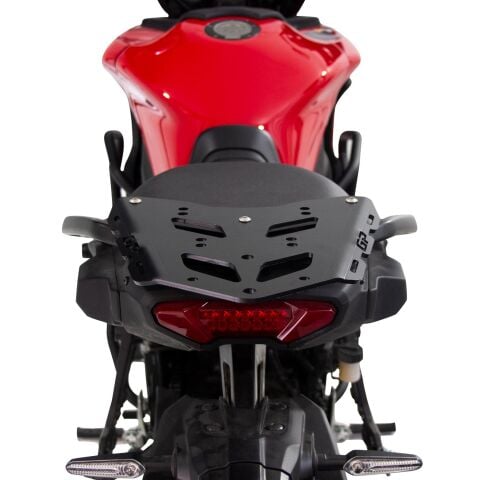 GP Kompozit Yamaha MT-09 Tracer 2021-2025 Uyumlu Çanta Demiri Siyah