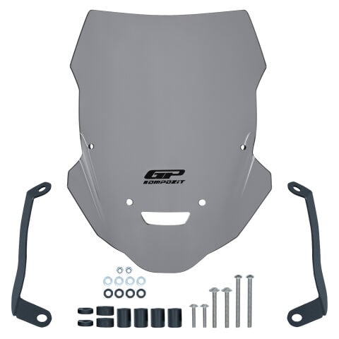 GP Kompozit Yamaha MT-25 2015-2019 Uyumlu Ön Cam Gri