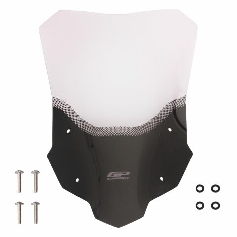 GP Kompozit Honda XL750L Transalp 2023-2024 Uyumlu Ön Cam Şeffaf