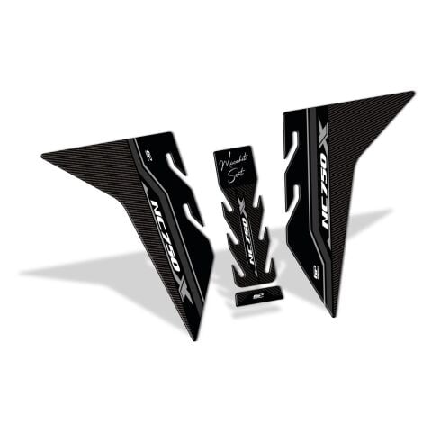 GP Kişiye Özel Honda NC 750 X 2021-2024 Uyumlu Tank Pad Seti Nardo Gri