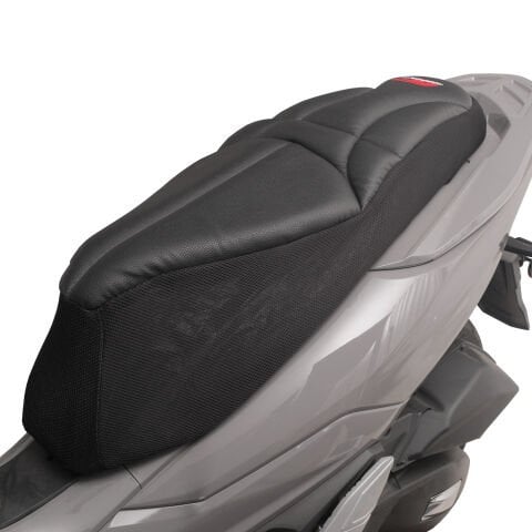 GP Kompozit Mondial Strada 125 2023-2025 Uyumlu Fileli Motosiklet Konfor Sele Kılıfı Siyah