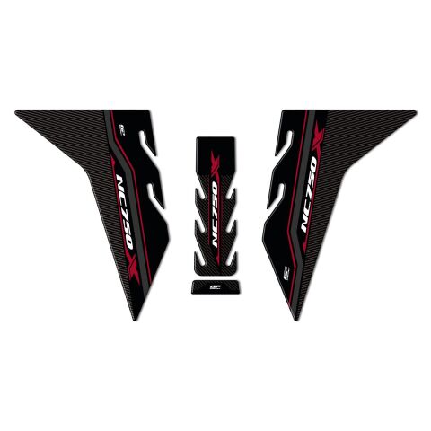GP Kompozit Honda NC 750 X 2021-2024 Uyumlu Tank Pad Seti Bordo