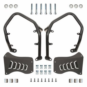 GP Kompozit BMW R 1300 GS 2023-2024 Uyumlu Motor Alt Koruma Demiri Siyah